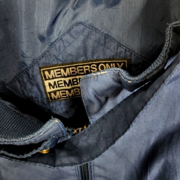 Members Only Mens Classic Iconic Racer Full Zip Jacket Size XLT - Picture 8 of 10